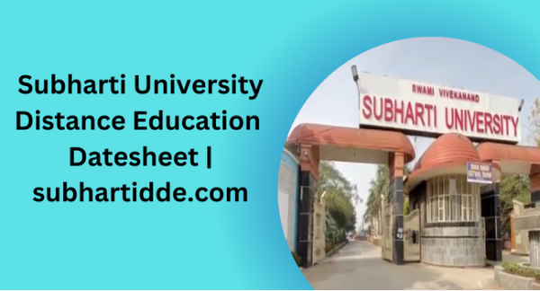 Subharti University Date Sheet 2024